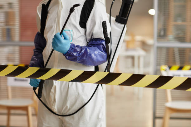 Professional Biohazard technician working in Wesley, AR
